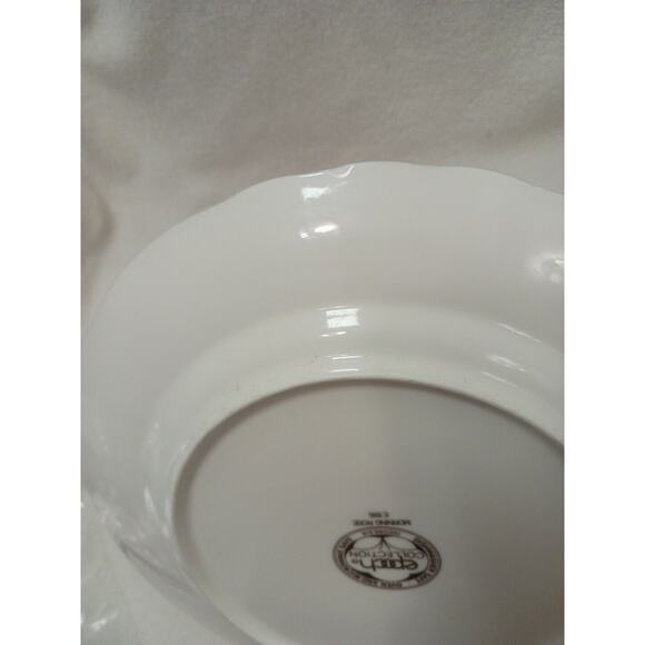 Epoch MORNING ROSE Dinner Plate Floral Roses Green trim Replacement Grannycore - Picture 16 of 16